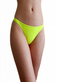 Slip tanga galben neon