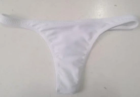 Slip tanga alb