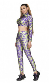 Colant leopard indigo