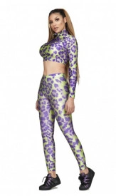 Colant leopard indigo