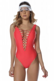 Costum baie ETERNITY Rosu