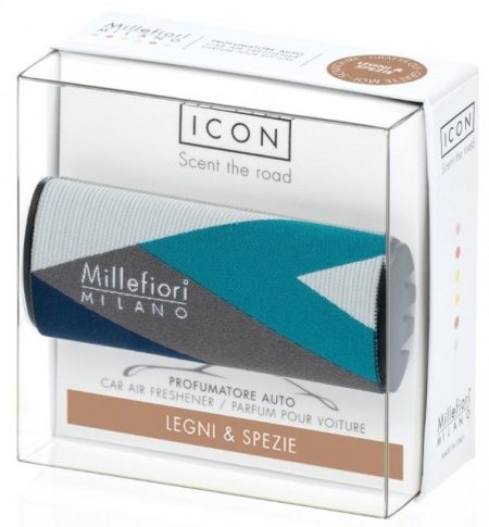ODORIZANT AUTO Millefiori Milano LEGNI E SPEZIE Colectia Geometric