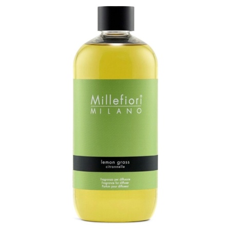 Lemon grass rezerva de parfum pentru odorizant de camera cu betisoare Millefiori Milano 250ml