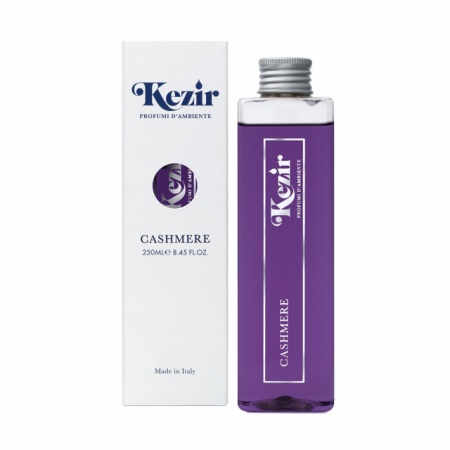 Kezir - Rezerva de parfum din esente si uleiuri naturale cu betisoare din ratan 250 ml - aroma CASHMERE