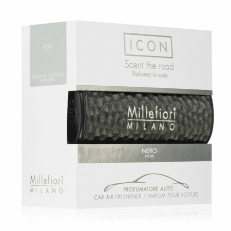 ODORIZANT AUTO Milelfiori Milano NERO COLECTIA METAL SHADES