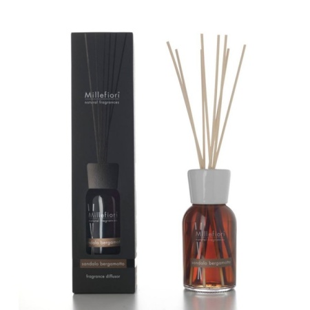 Odorizant de camera cu betisoare din bambus - SANDALO BERGAMOTTO - 250 ml