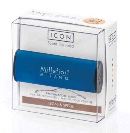 ODORIZANT AUTO Millefiori Milano LEGNI E SPEZIE ( cedru si condimente)