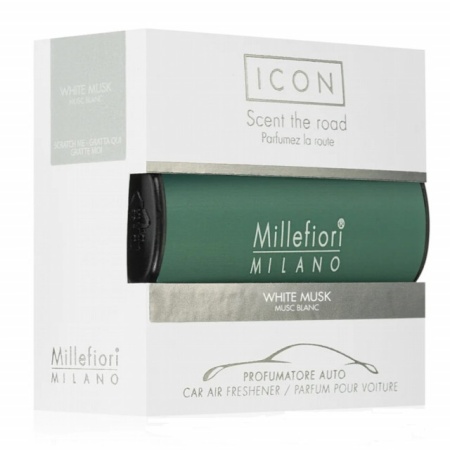 ODORIZANT AUTO Millefiori Milano White Musk (mosc alb)