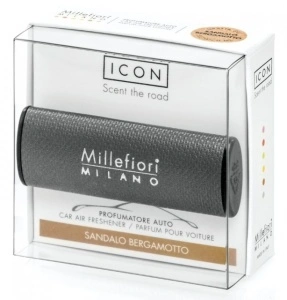 ODORIZANT AUTO Millefiori Milano SANDALO BERGAMOTTO (aroma de santal) colectia URBAN