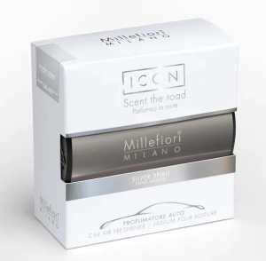 ODORIZANT AUTO Millefiori Milano SILVER SPIRIT (aroma fresh)