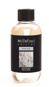 Rezerva de parfum pentru odorizant de camera cu betisoare Millefiori Milano aroma White musk