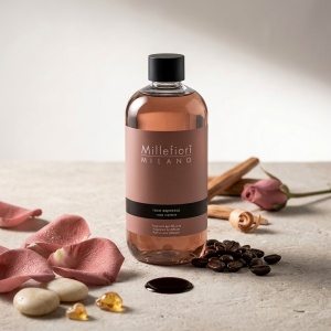 Eticheta si detalii rezerva Millefiori Milano Rose Espresso 500 ml continut