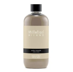 Rezervă Difuzor parfum Millefiori Milano Ambra minerale (500 ml)