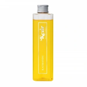 Kezir - Rezerva de parfum din esente si uleiuri naturale cu betisoare din ratan 250 ml - aroma KATMANDU - ambra