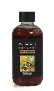 Rezerva de parfum pentru odorizant de camera cu betisoare Millefiori Milano Sandalo Bergamotto