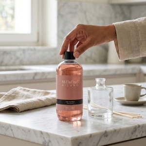 Eticheta si detalii rezerva Millefiori Milano Rose Espresso 500 ml reumplere
