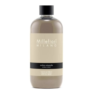 Ambra minerale rezerva de parfum pentru odorizante de camera cu betisoare Millefiori Milano 250ml
