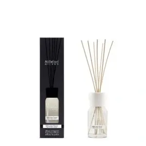 Difuzor de parfum cu bețișoare Millefiori Milano, aroma White Paper Flowers - 250ml