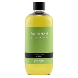 Lemon grass rezerva de parfum pentru odorizant de camera cu betisoare Millefiori Milano 500ml