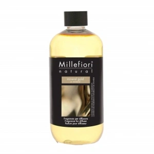 Rezerva de parfum pentru odorizant de camera cu betisoare Millefiori Milano Mineral Gold