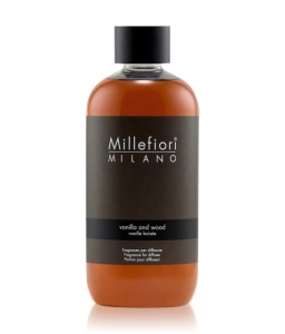 Vanilla and Wood rezerva de parfum pentru odorizant de camera cu betisoare Millefiori Milano 500ml