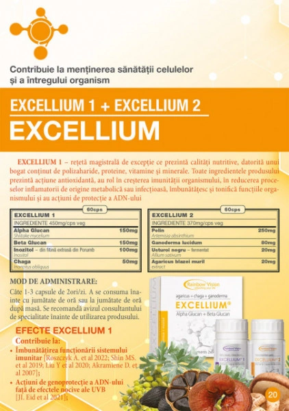 EXCELLIUM 2 X 60 CAPSULE VEGETALE - Img 2