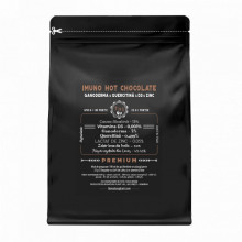 Hot Chocolate 7in1 cu Ganoderma & Quercitinã & D3 & Zinc - 690g - veg (30 de portii)