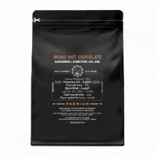 Hot Chocolate 7in1 cu Ganoderma & Quercitinã & D3 & Zinc - 690g - veg (30 de portii)