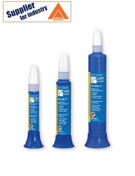 Adeziv rezistent monocomponent Weiconlock AN 302-71 culoarea rosie 50ml