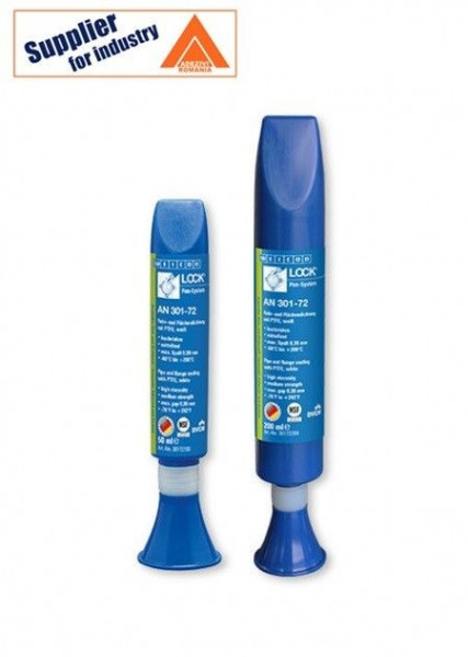 Etansant pentru tevi alb 200ml Weiconlock AN 301-72 rezistent la temperaturi inalte