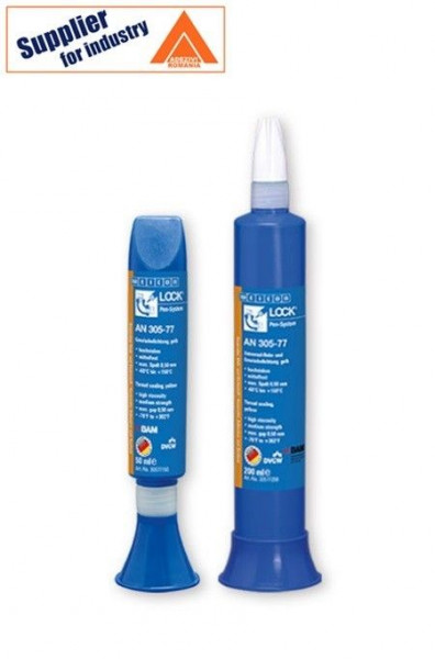 Etansant Weiconlock AN 305-77 pentru tevi, galben 200ml
