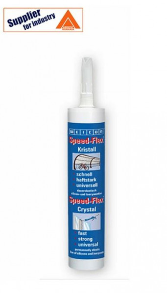 Adeziv si etansant universal, puternic Speed-Flex Crystal, transp 310ml UV
