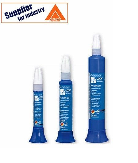 Etansant rezistent la temperaturi inalte, verde 50ml Weiconlock AN 306-20