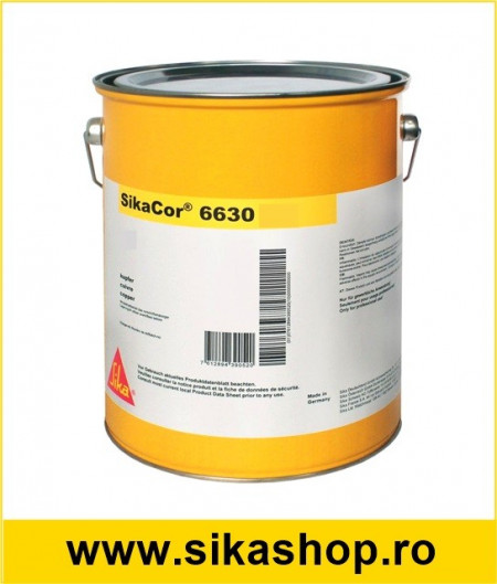Vopsea anticoroziva pentru metal Sherwin SikaCor High Solid 6630 HS 30KG- RAL7032