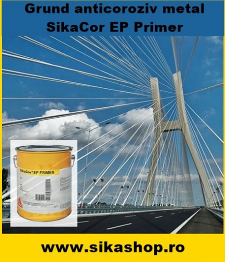 Grund anticoroziv structuri metalice SikaCor EP Primer 30kg