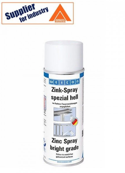 Spray tehnic Weicon Zinc Stralucitor 400 ml protectie anticoroziva