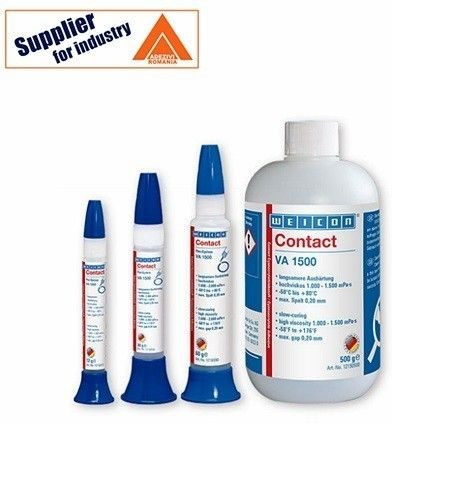 Adeziv Weicon Contact VA 1500, lichid, transparent, pentru lipirea cauciucului și a materialelor plastice, 500g