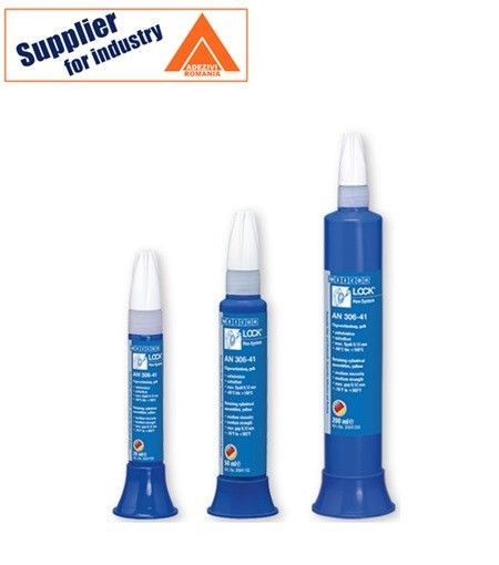 Etansant Weiconlock AN 306-41 pentru blocarea asamblarilor cilindrice la rulmenti, abori, bucse, galben 20ml