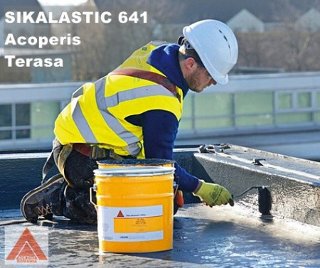 Sikalastic 701 alb sau alte nuante RAL - membrana lichida Sika 25 KG - circulabil