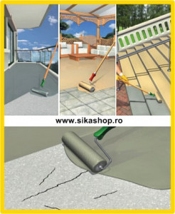 Vopsea hidroizolatoare beton sapa scari terase Sikafloor 390 N UV - Img 1