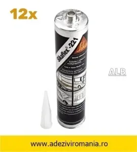 Sikaflex 221 Adeziv ALB ambalaj 300ml - Pret la 12 buc