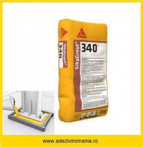 SikaGrout 340 + granula de 3 mm