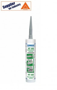 Adeziv si etansant pastos Weicon Flex 310 M HT200, rezistent la temperaturi inalte, gri 310ml