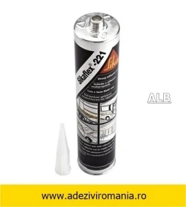 Sikaflex 221 Adeziv Sigilant Auto, metal, tabla, PVC 300 ml Alb