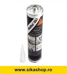 Silicon auto Sika rezistent Sikaflex 221 negru 300 ml