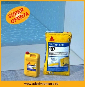 SikaTop Seal 107 mortar hidroizolatii terase la 25kg Super pret 10 +