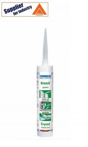 Adeziv si etansant transparent Weicon Flex 310 M Crystal, puternic 310ml, rezistent la imbatranire, raze UV si apa