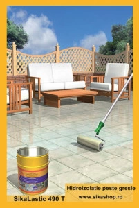 Membrana lichida transparenta hidroizolatie terasa SikaLastic 490T 20 kg