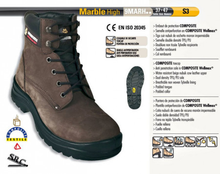 Bocanci de protectie S3 Marble