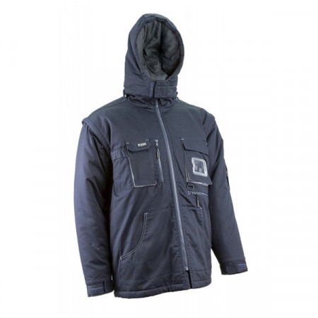 Jacheta lucru iarna maneci detasabile NAVY albastru